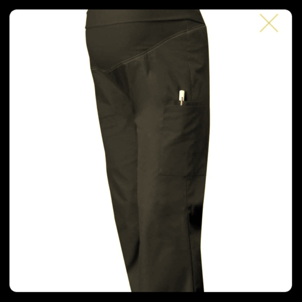 Cherokee Flexibles Maternity Flare-leg scrub pants